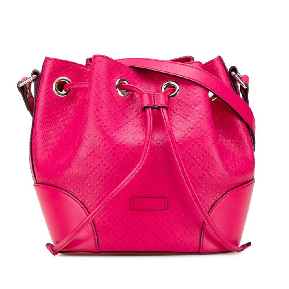 Gucci Diamante Pink Shoulder Bag Leather - Picture 2 of 8
